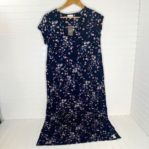 NWT J Jill Elevated Maxi T Shirt Dress Small